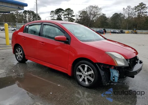 2012 Nissan Sentra 2.0 z USA, uszkodzony, nr VIN 3N1AB6AP8CL672508